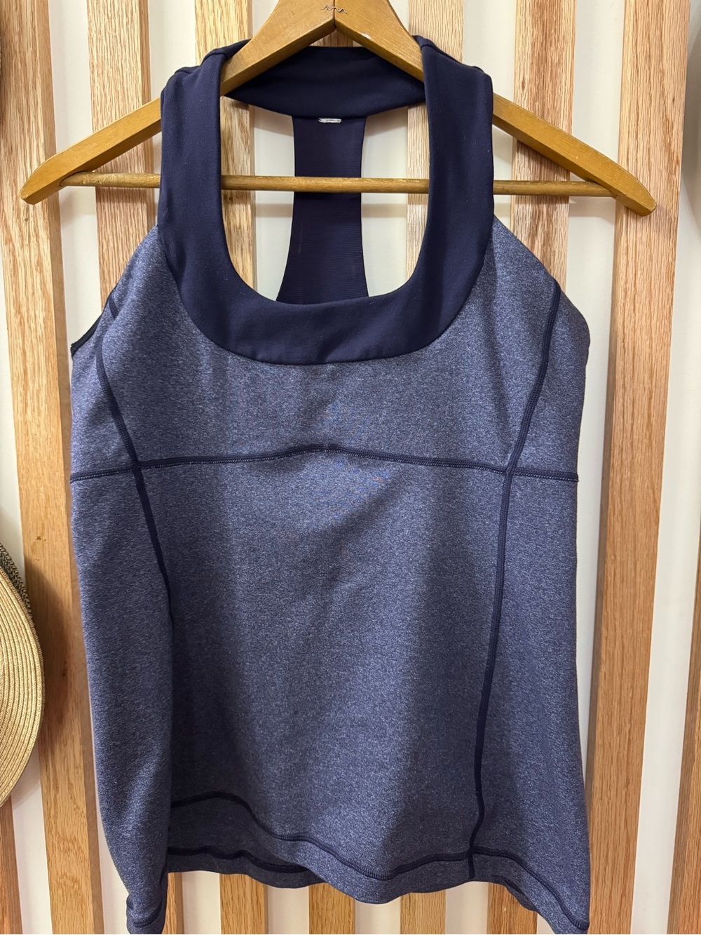 Lululemon vintage Navy mesh Racerback Tank Top - Performance wear